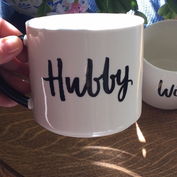 🌿NWOT🌿Set of 2 Hubby & Wifey Mugs🌿 - Picture 3 of 9